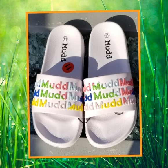 Mudd Shoes - Mudd Rainbow 🌈 Love Slides